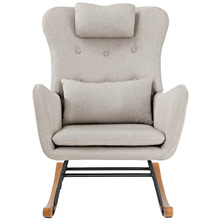 Clark Linen-look Rocking Chair
